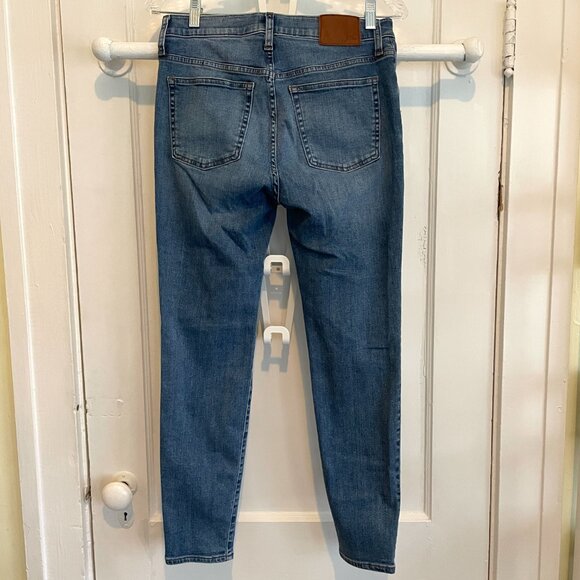 J. Crew 9" High Rise Toothpick Jeans | Medium Wash | Size 28 - Picture 3 of 8